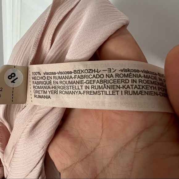 NWT Massimo Dutti Ballerina Pink Jumpsuit size 6 - Picture 9 of 10